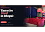 design a modern responsive restaurant or cafe website